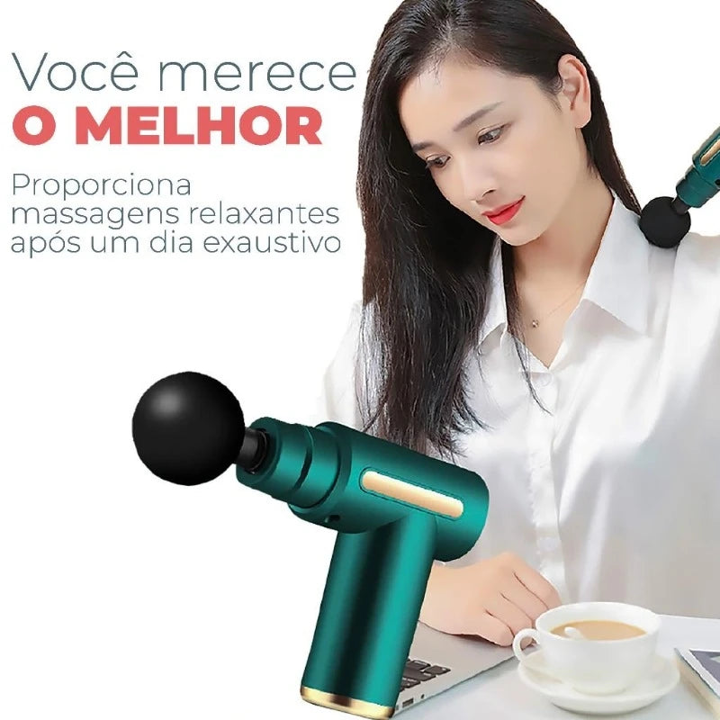 Pistola Massageadora 4 em 1 - Linha Premium 2024