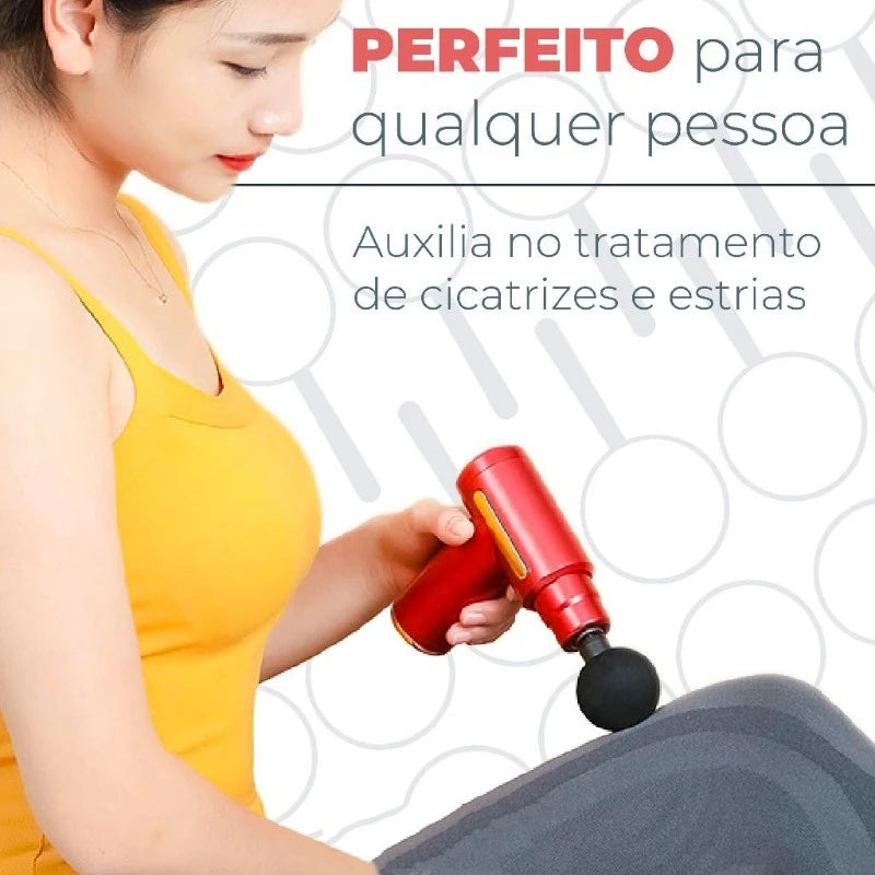 Pistola Massageadora 4 em 1 - Linha Premium 2024